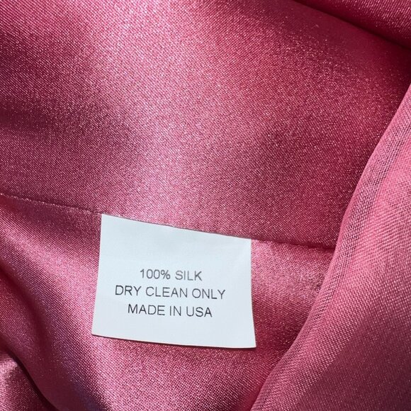 Pilar Rossi 100% Silk Tiered Ruffle Dress - Picture 4 of 4